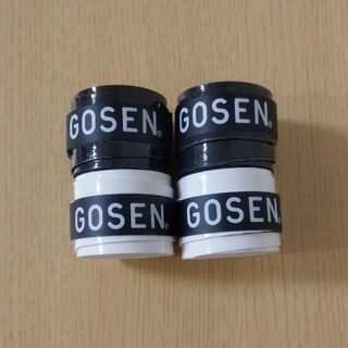 ゴーセン(GOSEN)のGOSEN テニスグリップテープ 黒2個白2個(その他)