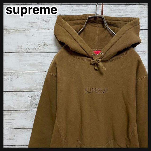 Supreme Sロゴ 入手困難 刺繍ロゴ 希少 パーカー