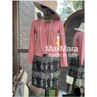 マックスマーラ(Max Mara)の綺麗なお姉さんのマックスマーラ上質ジャガードスカート(ひざ丈スカート)