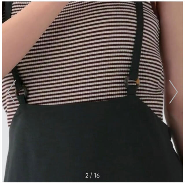GU(ジーユー)のサスペンダー付きスカート♡ レディースのスカート(ロングスカート)の商品写真