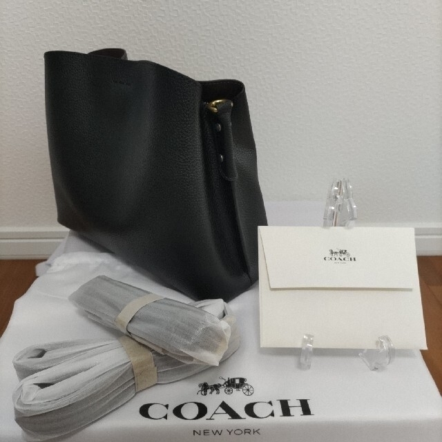 COACH コーチ ショルダーバッグ ウイロー 肩掛け ブラック