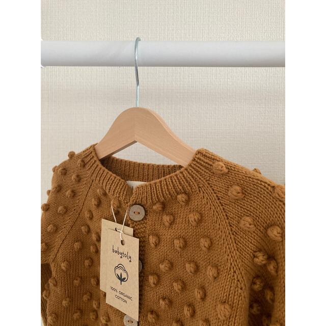 完売品! Babytoly popcorn cardigan