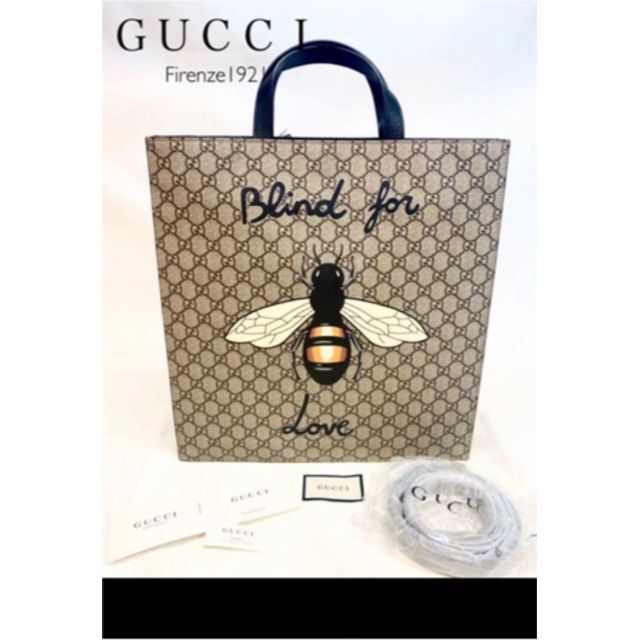 GUCCI グッチ ハンドバッグ トートバッグ 2way 蜂 レディース バッグ