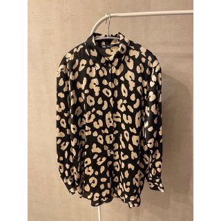 ザラ(ZARA)のZARA レオパードサテンシャツ(シャツ/ブラウス(長袖/七分))