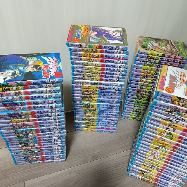 ジョジョ1-6部まで全63+17巻、スティールボールラン全24巻