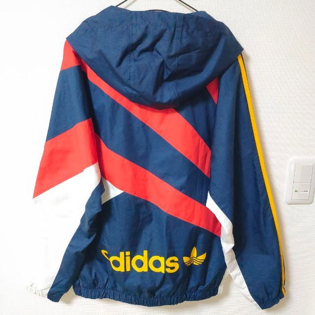 adidas - アディダス ナイロンジャケット 赤紺 メンズ SPRT US adidas - アディダス ナイロンジャケット 赤紺 メンズ SPRT US