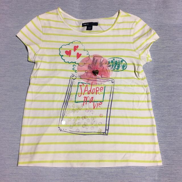 GAP Kids(ギャップキッズ)の女の子　キッズ　Tシャツ　120cmサイズ　3枚セット キッズ/ベビー/マタニティのキッズ服女の子用(90cm~)(Tシャツ/カットソー)の商品写真