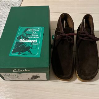 クラークス(Clarks)の極上品 デッドストック アイルランド製クラークスワラビー 箱付vintage英国(ブーツ)