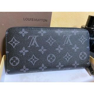 LOUIS VUITTON - LOUIS VUITTON 長財布 モノグラム 黒 ルイヴィトンの