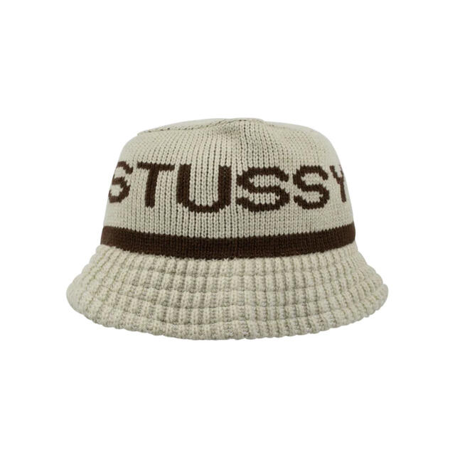 メンズSTUSSY JACQUARD KNIT BUCKET HAT S/M 新品