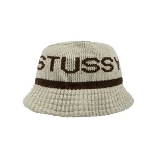 ステューシー(STUSSY)のSTUSSY JACQUARD KNIT BUCKET HAT S/M 新品 (ハット)