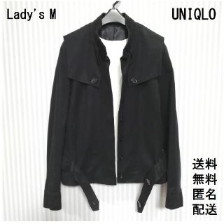 ユニクロ(UNIQLO)の【アッキー様専用】ジャケット【M】ユニクロ【ソフトライダース】送料込 匿名配送(ライダースジャケット)