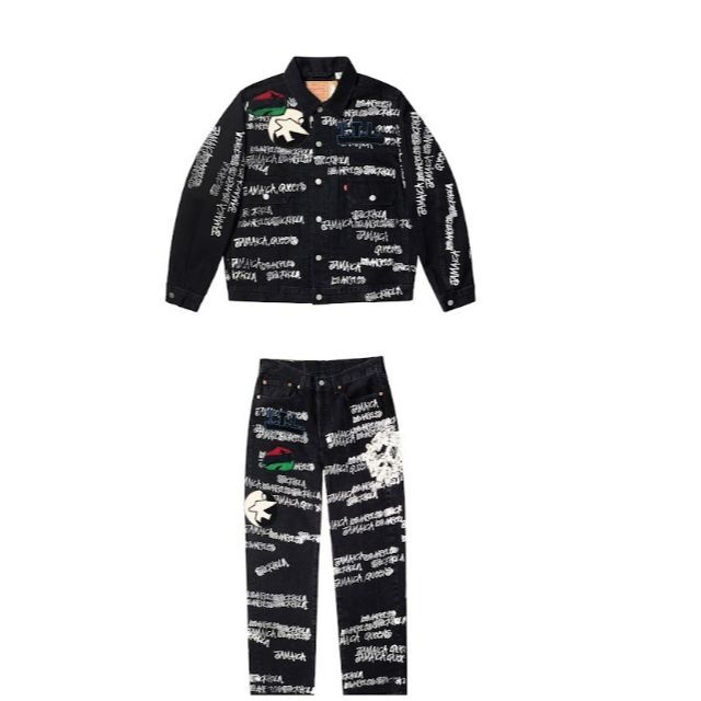 STUSSY(ステューシー)のStussy Our Legacy Denim Tears Set Up メンズのジャケット/アウター(Gジャン/デニムジャケット)の商品写真