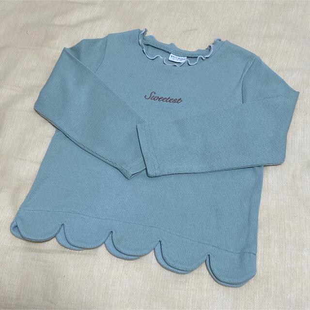 しまむら(シマムラ)のロンT 3枚 キッズ/ベビー/マタニティのキッズ服女の子用(90cm~)(Tシャツ/カットソー)の商品写真