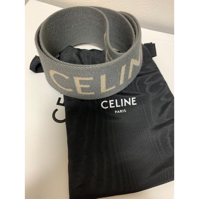 美品 お得品 CELINE ジャカード ロングストラップ セリーヌ | www