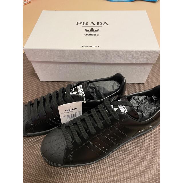 メンズPRADA × adidas スーパースター 黒 29cm