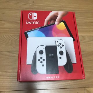 ニンテンドースイッチ(Nintendo Switch)の新品未使用Nintendo Switch有機EL ホワイト(家庭用ゲーム機本体)