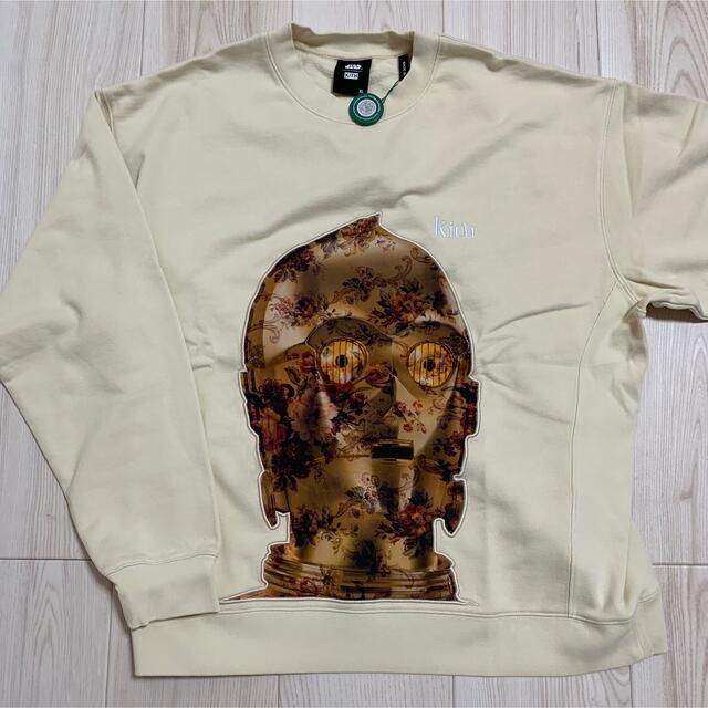 新品 21AW KITH スターウォーズ C-3PO ワッフル トレーナーXL 【サイズ