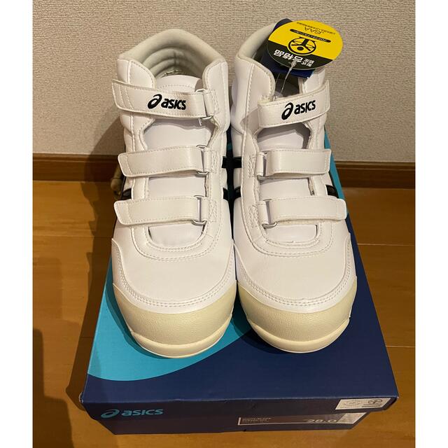 asics - アシックス 安全靴 限定 ハイカット 28.0 白×黒の通販 asics - アシックス 安全靴 限定 ハイカット 28.0 白×黒の通販