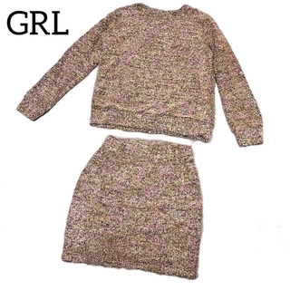 グレイル(GRL)のグレイル ニットセットアップ ワンピース ニット×スカート(セット/コーデ)
