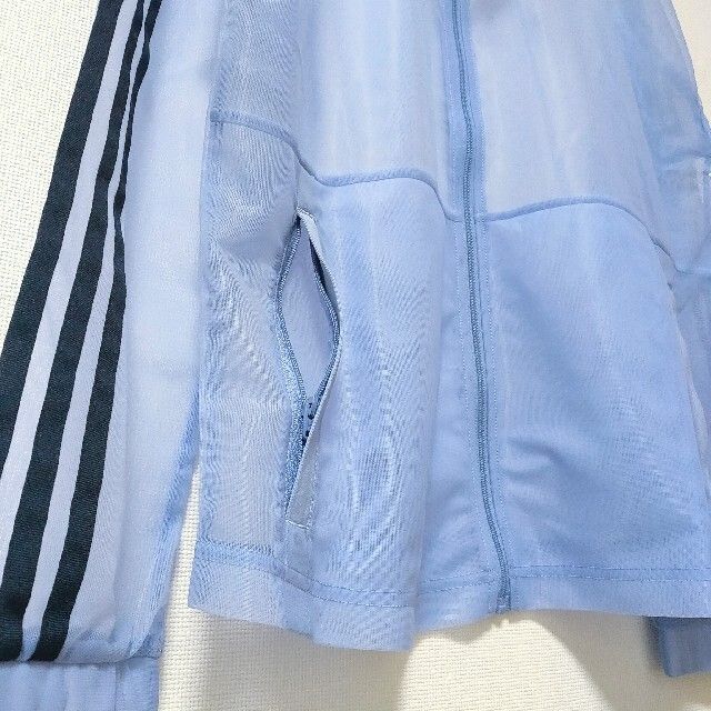 新品 アディダス 青Lシースルー ジャケット トラックトップ ジャージ メッシュ 新品 アディダス 青Lシースルー ジャケット トラックトップ ジャージ メッシュ