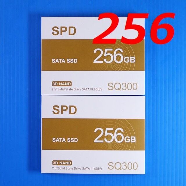 【SSD 256GB 2個セット】SPD SQ300-SC256GD