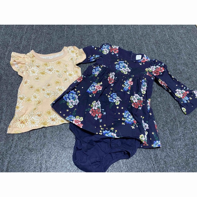 babyGAP(ベビーギャップ)の70センチ　ベビーギャップ　春夏　2着 キッズ/ベビー/マタニティのベビー服(~85cm)(ワンピース)の商品写真