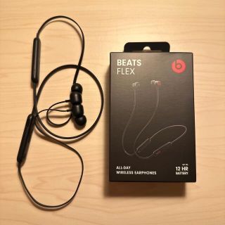 ビーツ(Beats)のBeats by Dr Dre FLEX BEATSブラック(ヘッドフォン/イヤフォン)