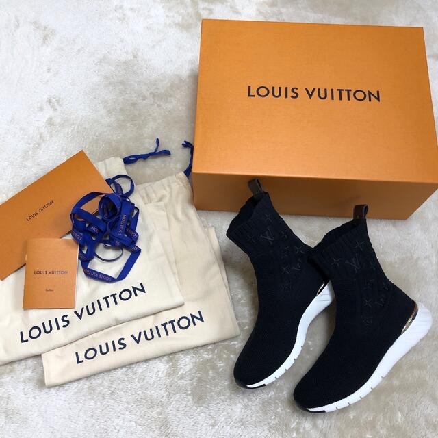 新しいエルメス LOUIS ルイヴィトン 限定スニーカー サイズ35