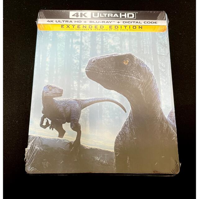 DVD/ブルーレイジュラシック・ワールド／新たなる支配者 北米版4K UHDスチールブック　未開封