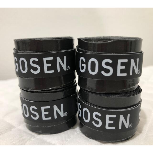 GOSEN(ゴーセン)のGOSEN グリップテープ 4個★迅速発送 黒色 ゴーセン マイバチ✳︎色変更可 エンタメ/ホビーのエンタメ その他(その他)の商品写真