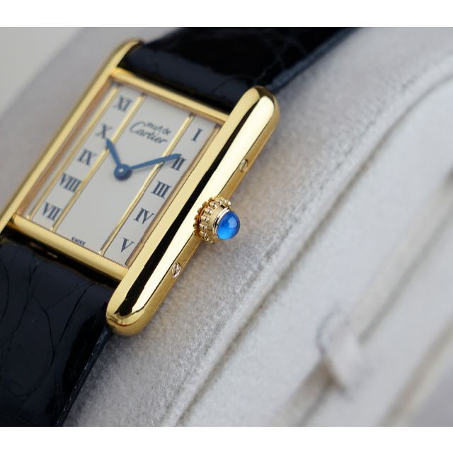 Cartier(カルティエ)の美品 カルティエ マスト タンク ゴールドライン ローマン SM レディースのファッション小物(腕時計)の商品写真