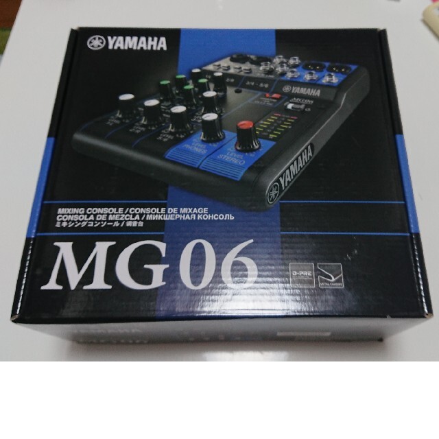 ヤマハ(ヤマハ)のYAMAHA MG06 楽器のレコーディング/PA機器(ミキサー)の商品写真