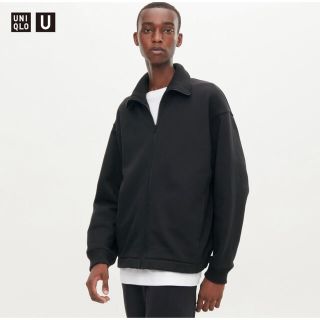 ユニクロ(UNIQLO)の【新品】UNIQLO U  ボアスウェットトラックジャケット(スウェット)