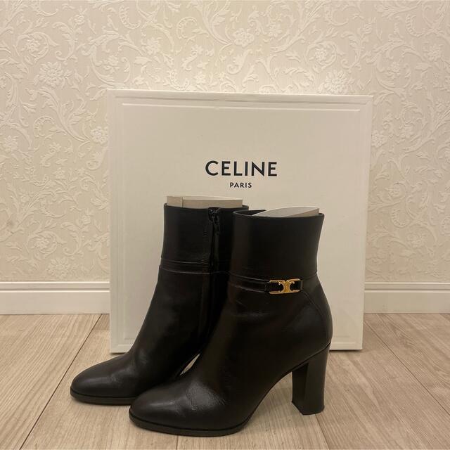 【※お値下げ可能】CELINE クロード アンクルブーツ カーフスキン