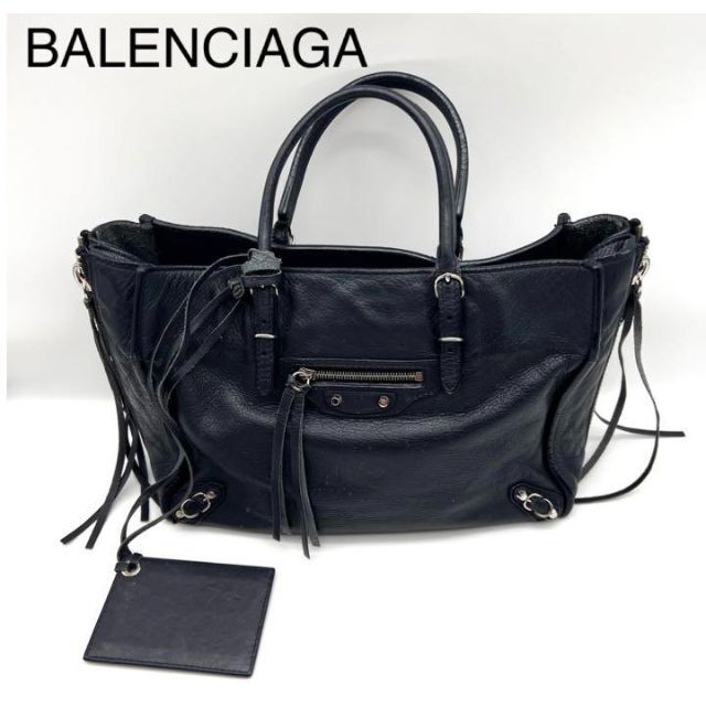 BALENCIAGAバレンシアガ　ザ・ペーパーミニ370926レザーハンドバッグのサムネイル