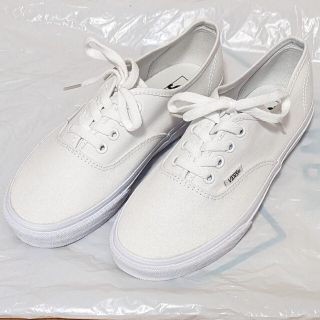 ヴァンズ(VANS)のヴァンズ VANS オーセンティック AUTHENTIC ホワイト 24.5cm(スニーカー)