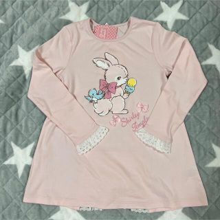 シャーリーテンプル(Shirley Temple)のシャーリーテンプル  うさぎレーストップス140(Tシャツ/カットソー)