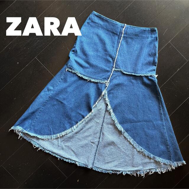 ZARA(ザラ)のZARA【未使用/タグなし】M（11号くらい）デニムスカート レディースのスカート(ロングスカート)の商品写真