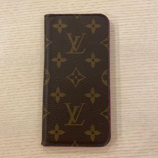 ルイヴィトン(LOUIS VUITTON)の＊美品ルイヴィトン　iPhoneXS 手帳型ケース ビビットピンク＊(iPhoneケース)