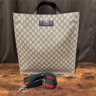 グッチ(Gucci)のGUCCI グッチ GGスプリーム 2Way トートバッグ ショルダーバッグ(トートバッグ)