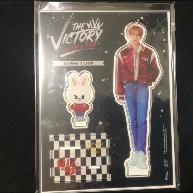 Stray Kids(ストレイキッズ)のStrayKids × SKZOO アクスタ　（Lee Know リノ） エンタメ/ホビーのタレントグッズ(アイドルグッズ)の商品写真