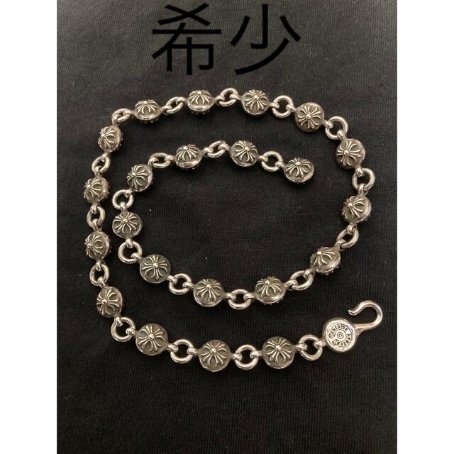 Chrome Hearts(クロムハーツ)の【希少】クロムハーツ　クロスボールネックレス#02 メンズのアクセサリー(ネックレス)の商品写真