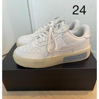 ナイキ(NIKE)の【新品未使用】NIKE ナイキエアフォース1 フォンタンカ　グレー 24cm(スニーカー)