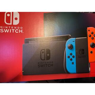 ニンテンドースイッチ(Nintendo Switch)の新品未開封　任天堂スイッチ本体   ネオンブルー　ネオンレッド　(家庭用ゲーム機本体)