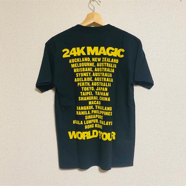 BRUNO MARS 24KMAGIC ツアー 黒 Tシャツ Mサイズ メンズのトップス(Tシャツ/カットソー(半袖/袖なし))の商品写真