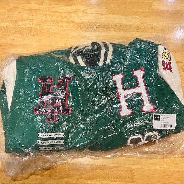 L HUF 20 YEAR CLASSIC H VARSITY JACKET