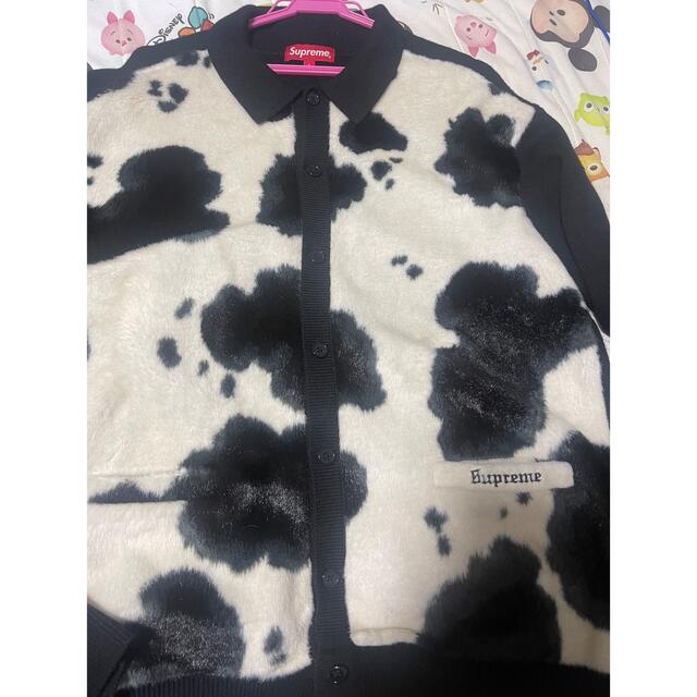 登坂着用　supreme cow print cardiganメンズ