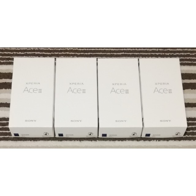 【50％OFF】 Ace Xperia Ⅲ 4台セット ブルー SIMフリー SOG08 スマートフォン本体