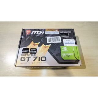 【美品】MSI  グラフィックスボード　GeForce GT710(PCパーツ)